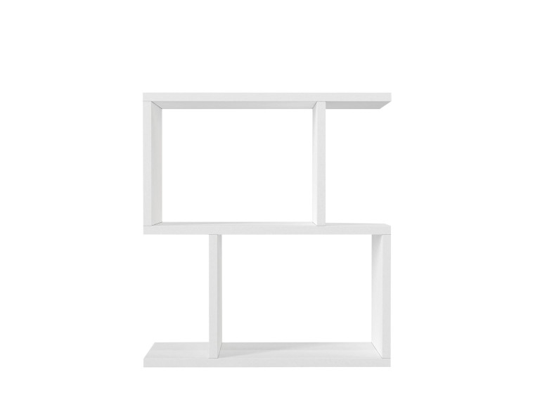 Beistelltisch aus Holz "Karinus" - 50 x 17 x 55 cm - Weiß