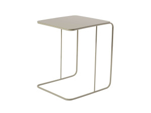 Beistelltisch aus Metall "Poet" 47 x 46 x 57 cm - Taupe