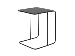 Beistelltisch aus Metall "Poet" 47 x 46 x 57 cm - Schwarz