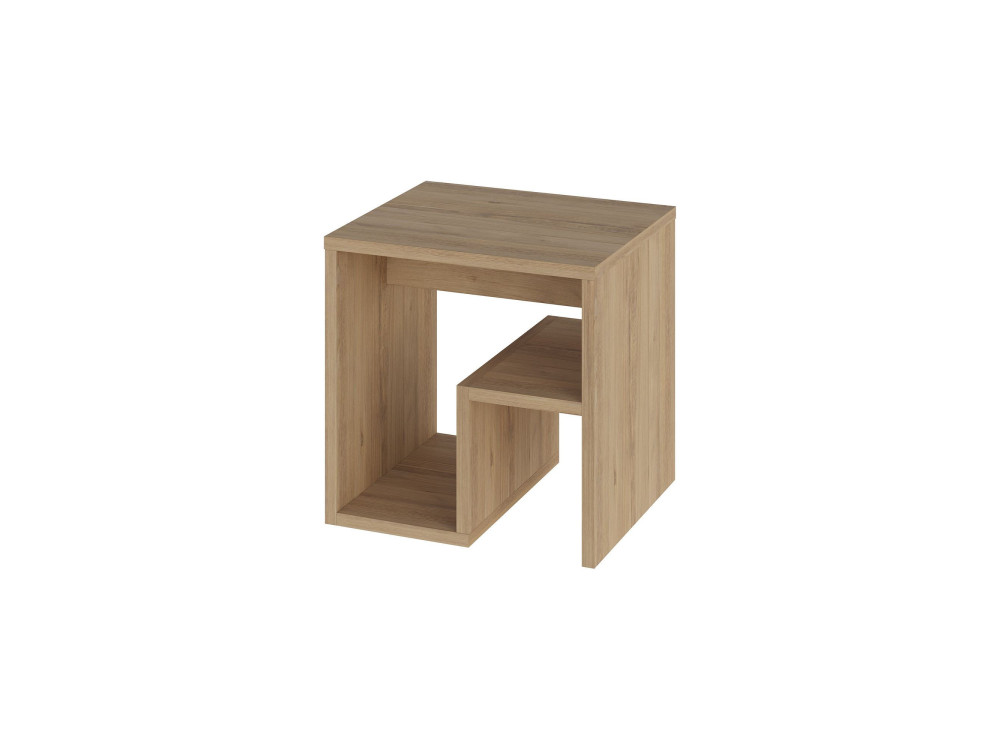 Beistelltisch aus Holz "Bon" 40 x 35 x 40 cm - Eiche Saphir