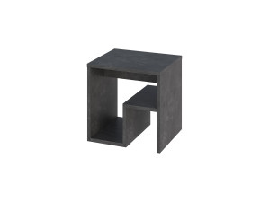 Beistelltisch aus Holz "Bon" 40 x 35 x 40 cm - Retro-Grau