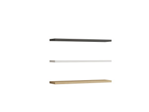 Wandregal aus Holz "Boss" - 60 x 1 x 14 cm - Saphir, Anthrazit, Weiß