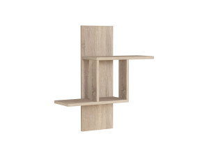 Wandregal aus Holz "Mill" - 64 x 20 x 70 cm - Sonoma Eiche