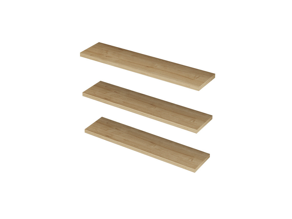 Wandregal aus Holz "Boss" - 60 x 1 x 14 cm - Saphir