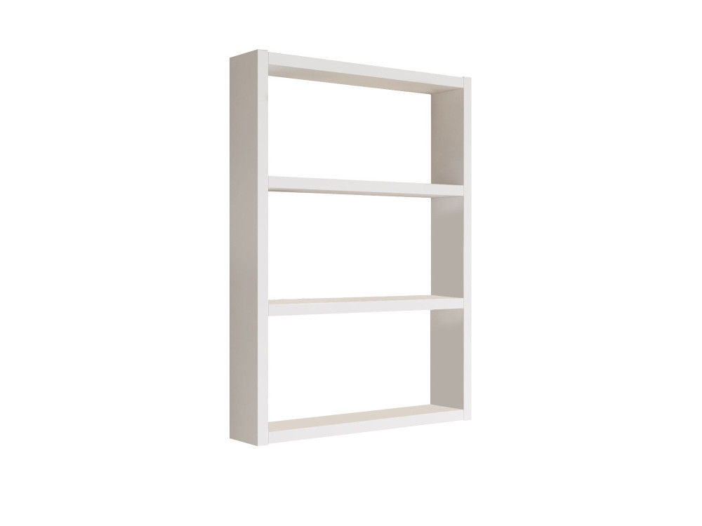 Wandregal aus Holz "PR1" - 43 x 9 x 60 cm - Weiß