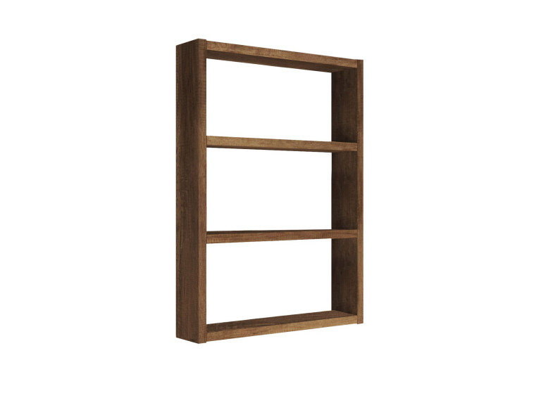 Wandregal aus Holz "PR1" - 43 x 9 x 60 cm - Walnussholz