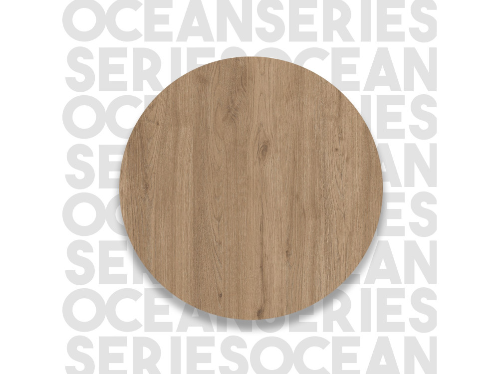 Wandregal aus Holz "Calvin" - 90 x 22 x 81 cm - Braun
