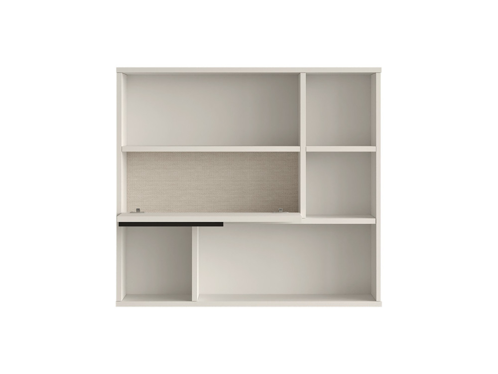 Wandregal aus Holz "Calvin" - 90 x 22 x 81 cm - Weiß