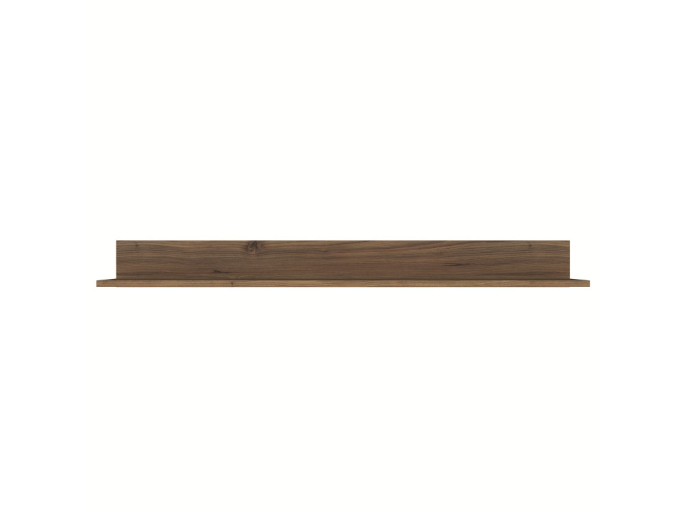 Wandregal aus Holz "Eno" - 135 x 13 x 15 cm - Braun