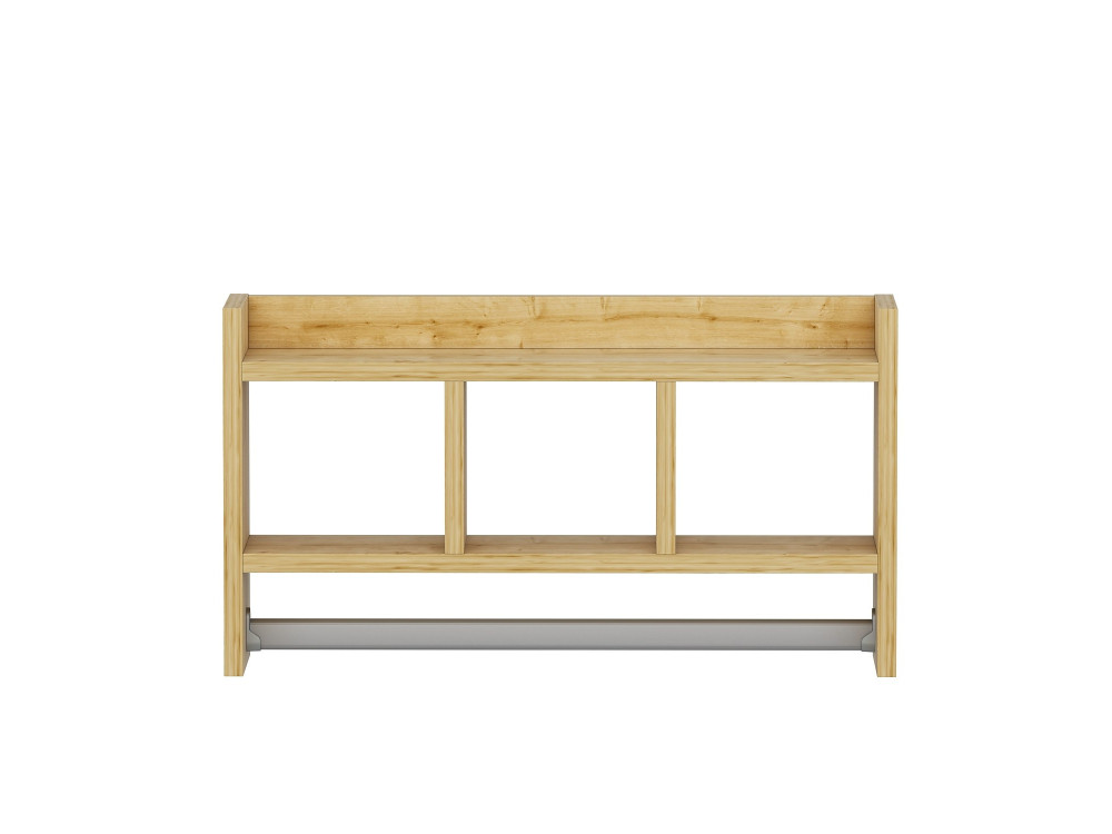 Wandregal aus Holz "Asya" - 63 x 14 x 35 cm - Beige