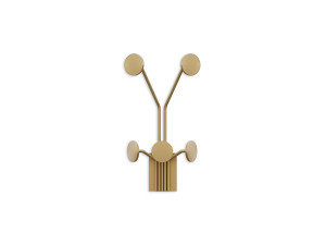 Wandhaken aus Metall "Giraffe" - 24 x 16 x 40 cm - Gold