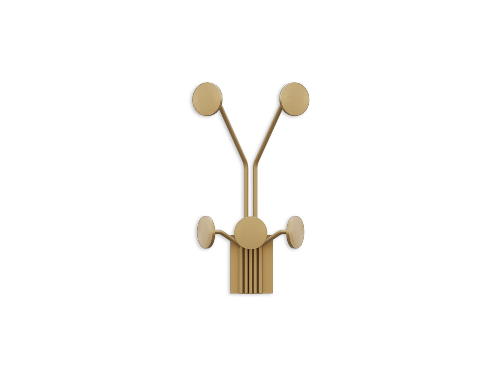 Wandhaken aus Metall "Giraffe" - 24 x 16 x 40 cm - Gold