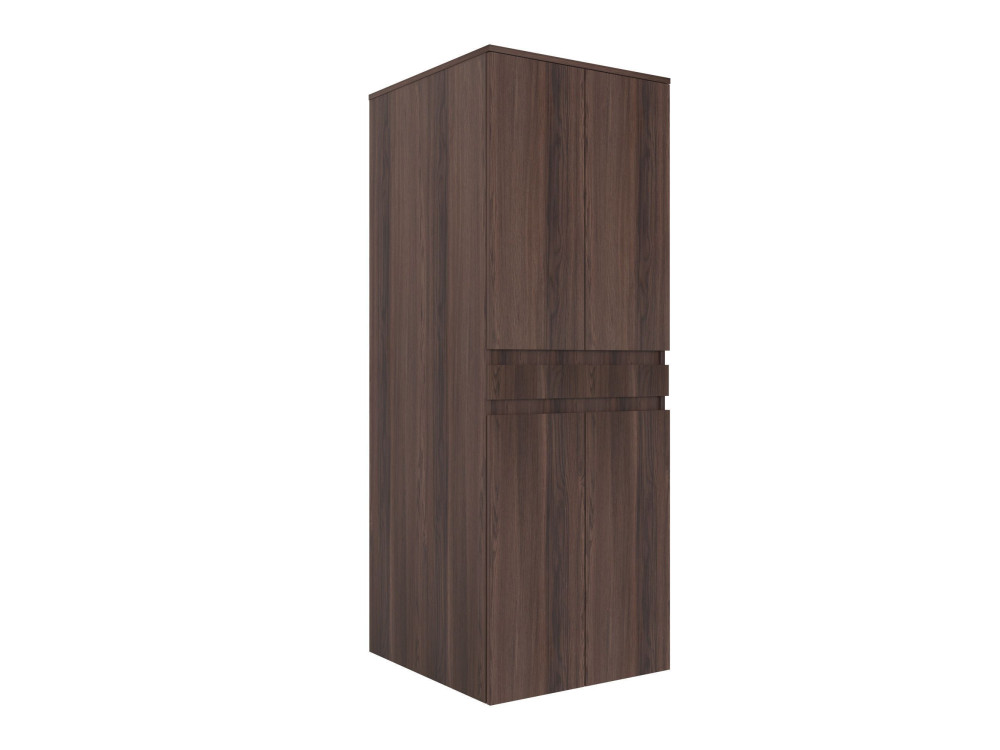 Waschmaschinenunterschrank „Neve 70“ – 70 x 73 x 193 cm – Dark Walnut