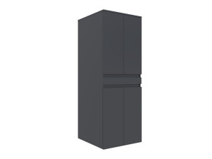 Waschmaschinenunterschrank „Neve 70“ – 70 x 73 x 193 cm – Anthrazit matt