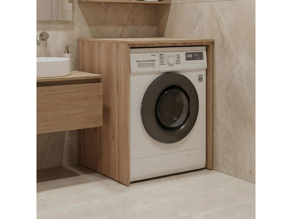Waschmaschinenunterschrank „Bosco 70“ – cm – Eiche