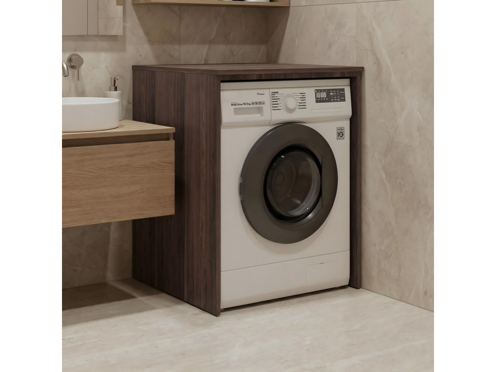 Waschmaschinenunterschrank „Bosco 70“ –  cm – Dark Walnut