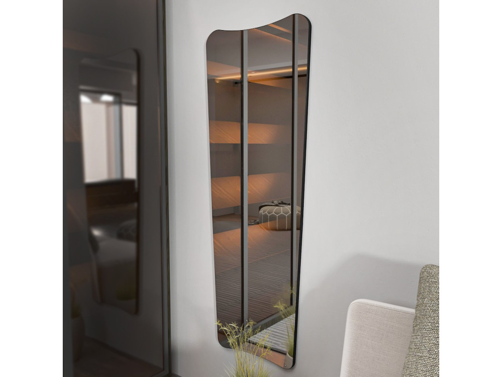 Spiegel Pferd aus Holz "Vitros" - 55 x 2 x 150 cm - Transparent