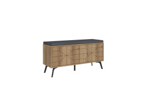 Holzschuhmöbel "Dune" - 107 x 35 x 55 cm - Braun