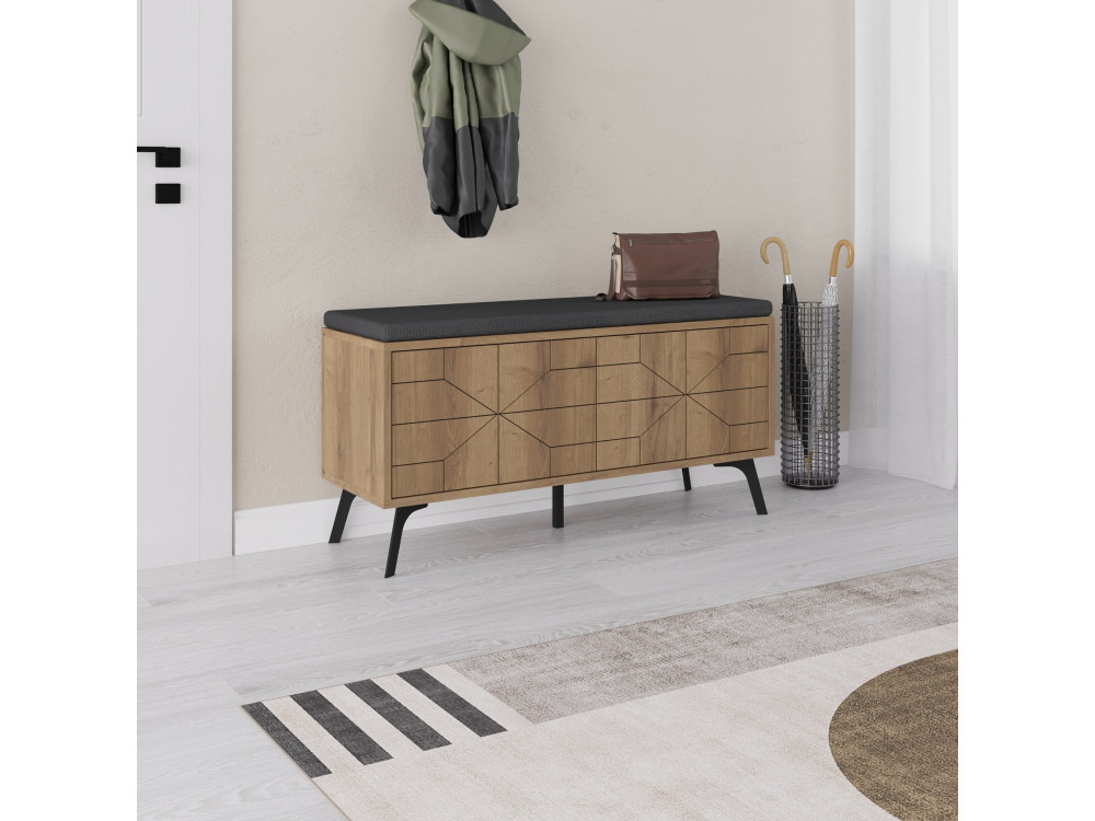 Holzschuhmöbel "Dune" - 107 x 35 x 55 cm - Braun