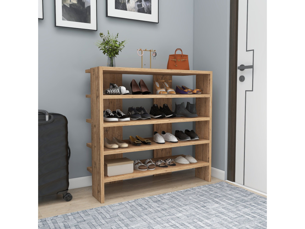 Holzschuhmöbel "Sargel " - 75 x 31 x 72 cm - Braun