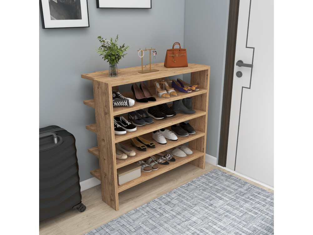 Holzschuhmöbel "Sargel " - 75 x 31 x 72 cm - Braun