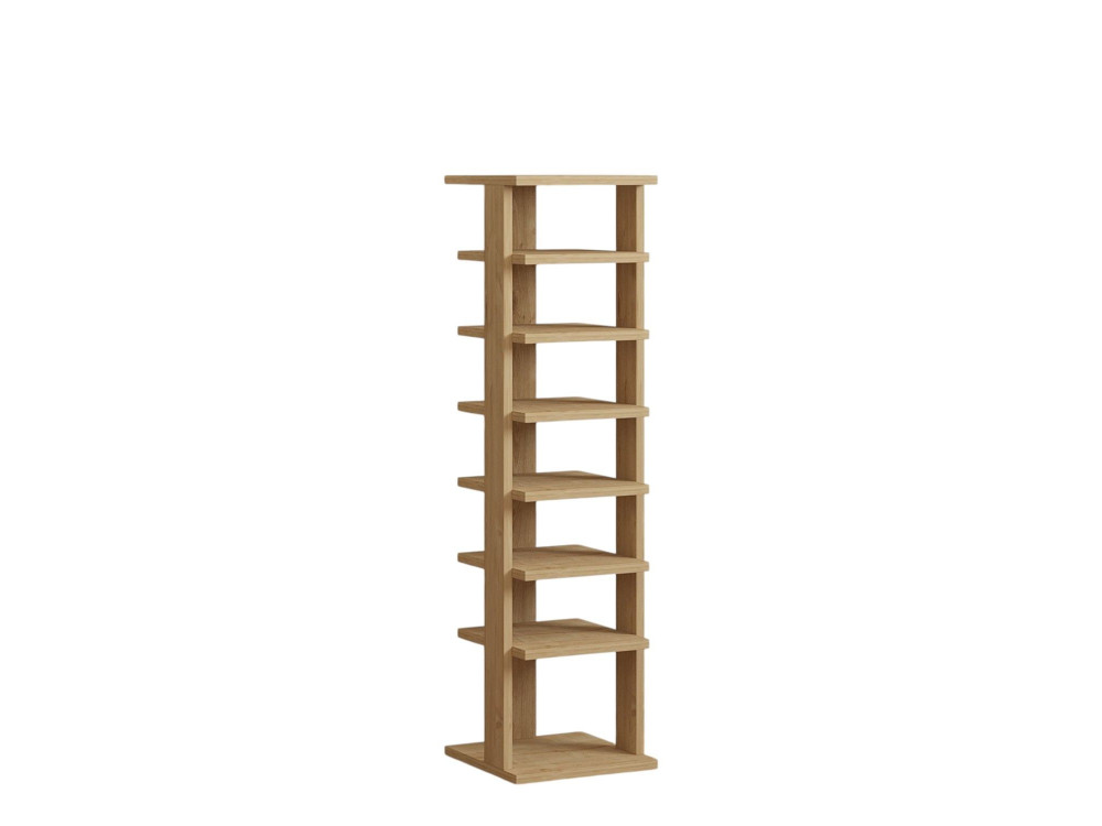 Holzschuhmöbel "Ayka" - 30 x 30 x 110 cm - Beige