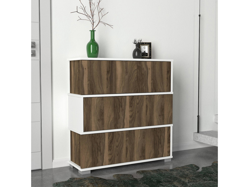 Holzschuhmöbel "Napolyon" - 90 x 30 x 93 cm - Braun