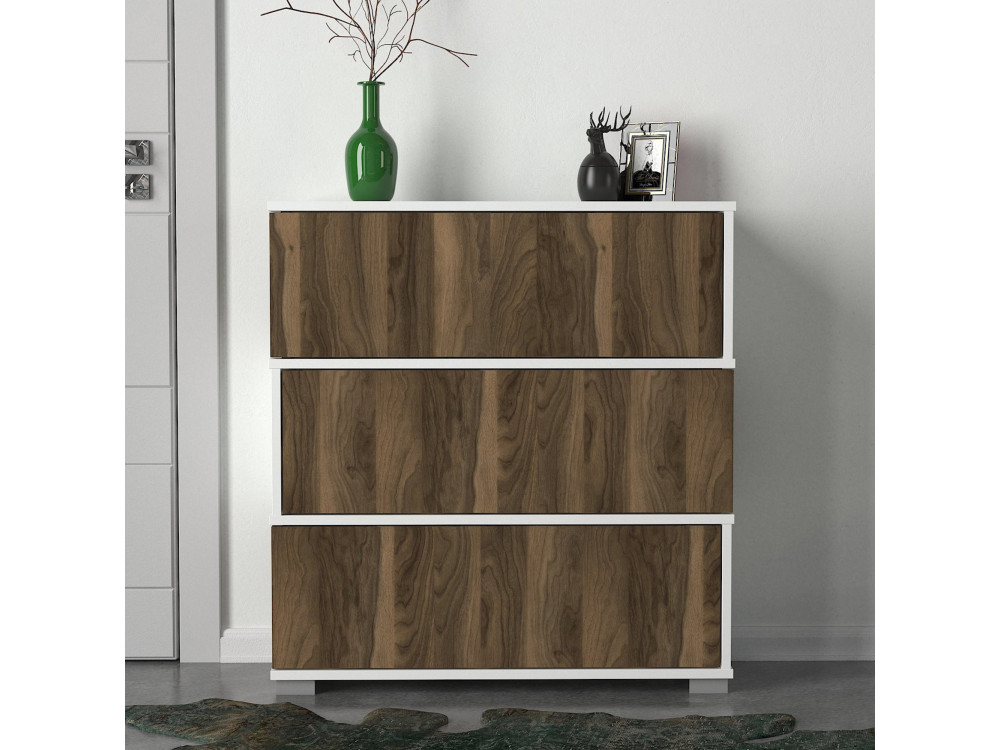Holzschuhmöbel "Napolyon" - 90 x 30 x 93 cm - Braun