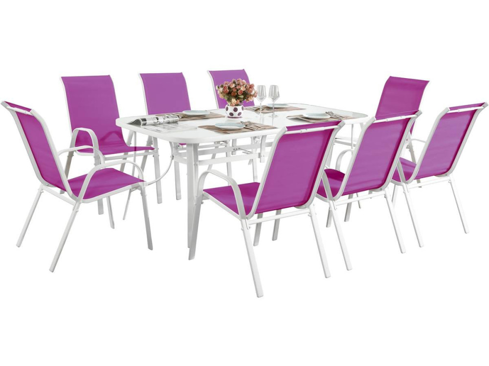 Gartenlounge "Cordoba XL 180" - Phoenix - Fuchsia