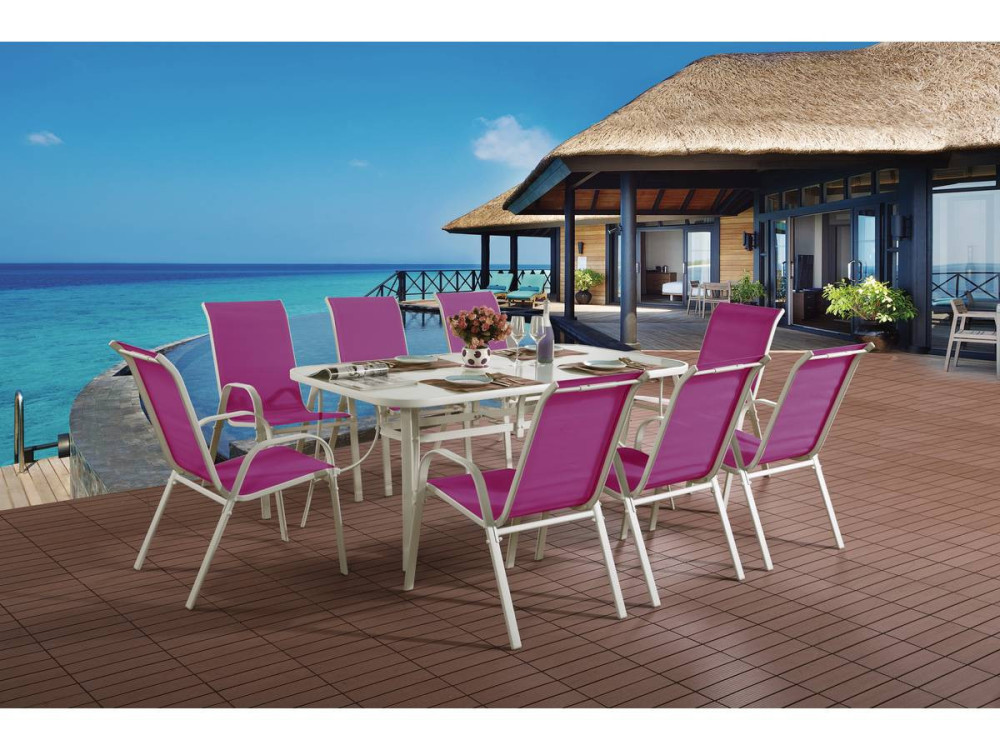 Gartenlounge "Cordoba XL 180" - Phoenix - Fuchsia