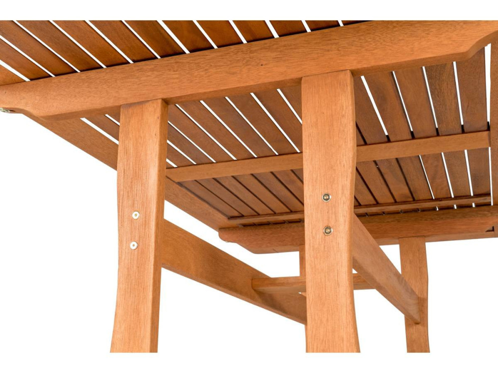 Gartenlounge Essgruppe "Séoul" - 1 Tisch + 8 Stühle - Maple - Beige
