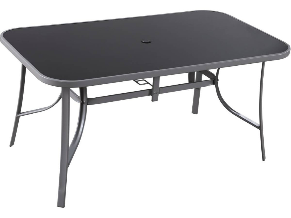 Gartenlounge aus Textilene "Cordoba + Porto" 6-Sitzer hellgrau
