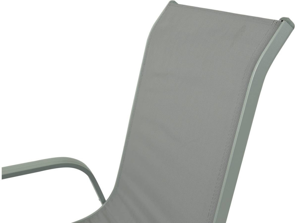 Gartenlounge aus Textilene "Cordoba + Porto" 6-Sitzer hellgrau