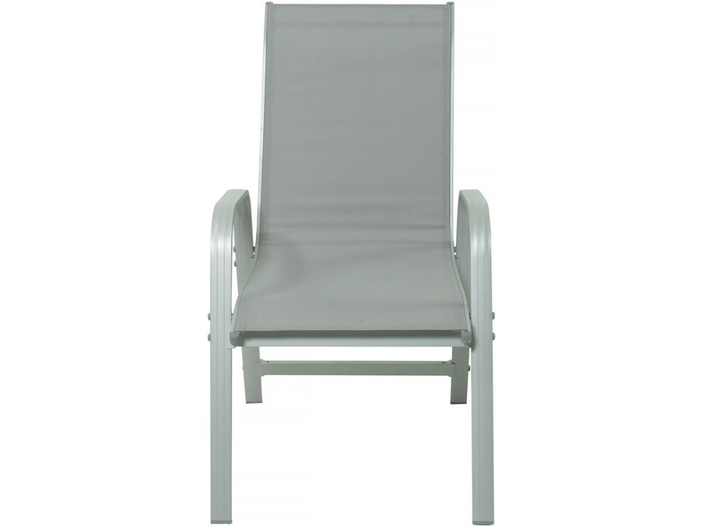 Garten-Essgruppe ausziehbar aus Aluminium "Lagos" - 140/280 x 90 x 76 cm - 10 Personen - Hellgrau