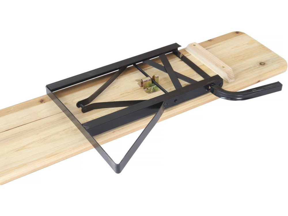 Gartenmöbel-Set „Lisbonne“ aus Holz mit Rückenlehne – 180 cm – Braun