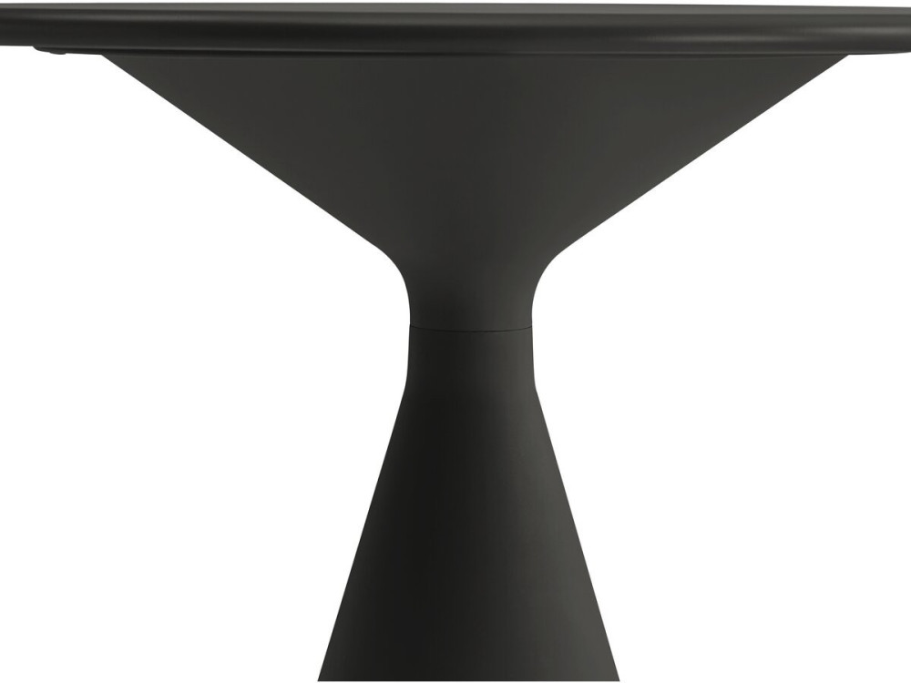 Bistro-Stapeltisch und -Hochstühle "Néora" - 2-Sitzer - Schwarz
