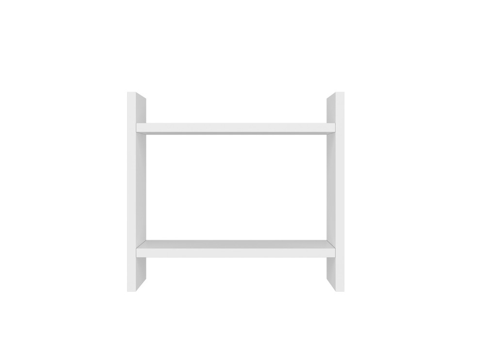 Küchenregal aus Holz "Denver" - 34 x 10 x 30 cm - Weiß