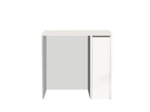 Waschmaschinenschrank aus Holz "Tera" - 93 x 60 x 88 cm - Weiß