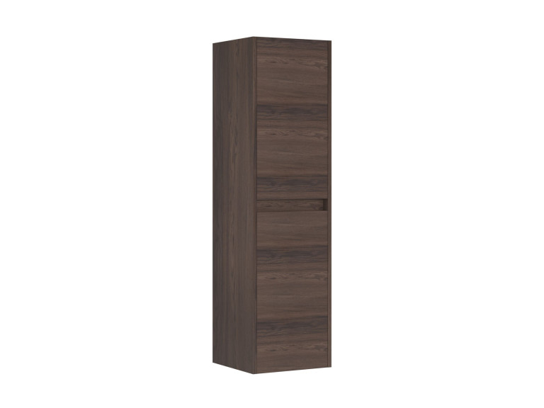 Badezimmerschrank „Side 40“ – 40 x 27 x 138 cm – Dark Walnut