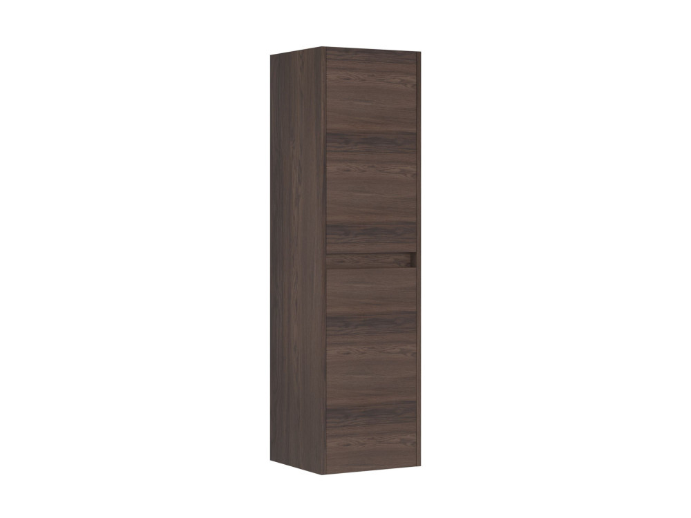 Badezimmerschrank „Side 40“ – 40 x 27 x 138 cm – Dark Walnut