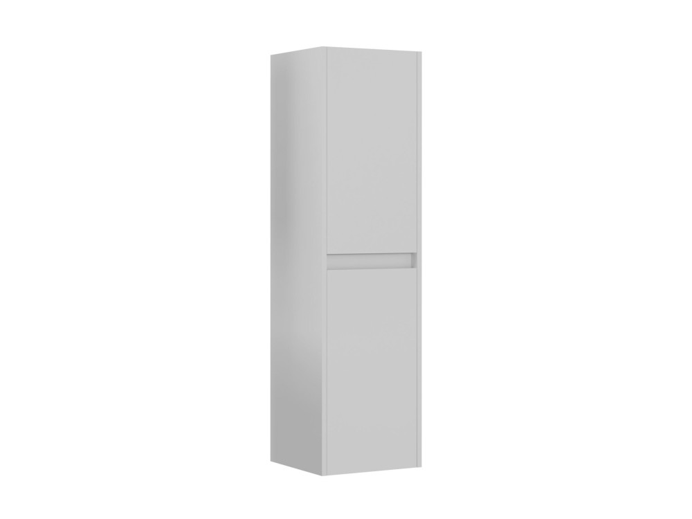 Badezimmerschrank „Side 40“ – 40 x 27 x 138 cm – Mattweiß
