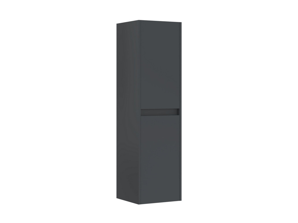 Badezimmerschrank „Side 40“ – 40 x 27 x 138 cm – Anthrazit matt