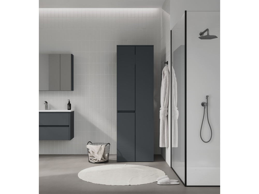 Badezimmerschrank „Solis 60“ – cm – Anthrazit matt