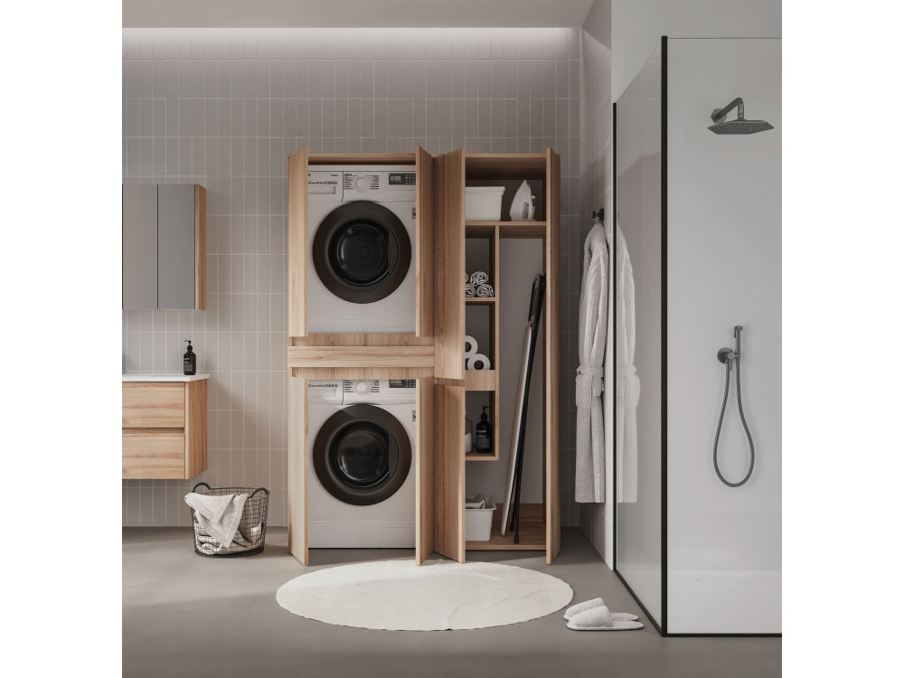 Badezimmerschrank „Solis 60“ – cm – Eiche