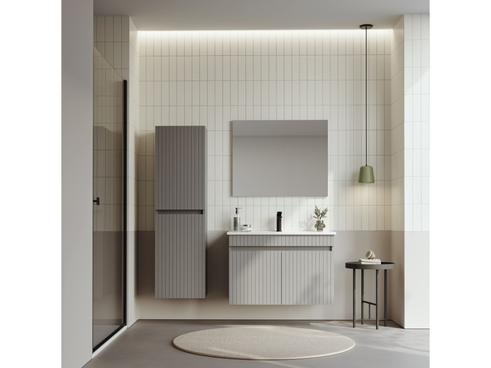 Badezimmerschrank „Tivoli 40“ – cm – Matt-Cashmere