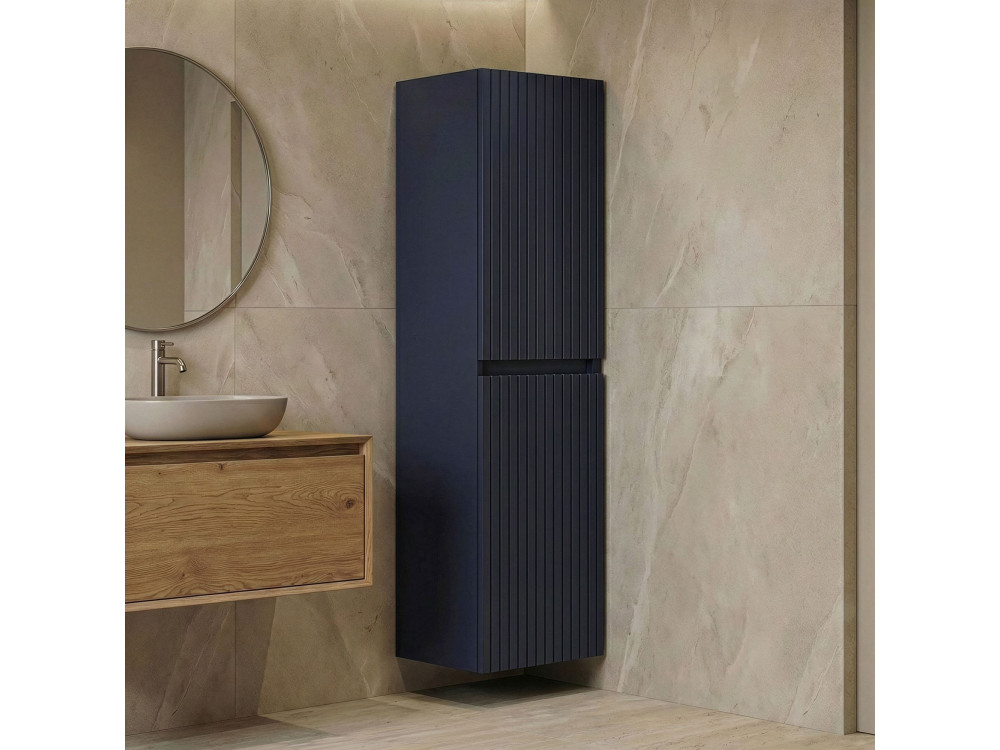 Badezimmerschrank „Tivoli 40“ – cm – Mattes Marineblau