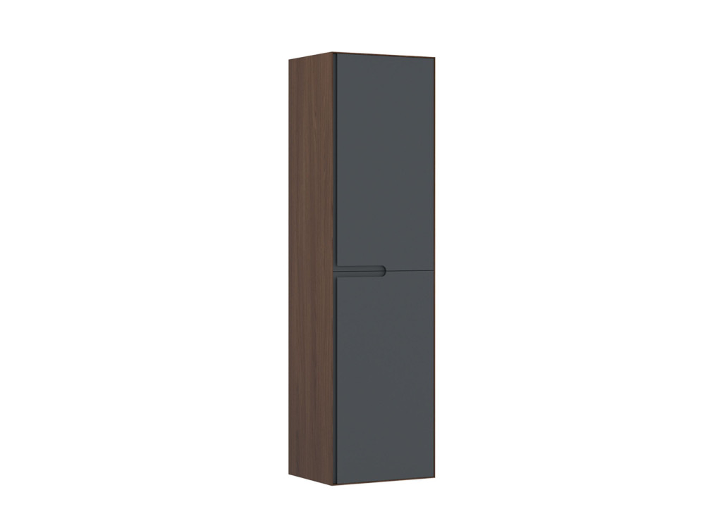 Badezimmerschrank „Craft 40“ – cm – Walnuss / Anthrazit