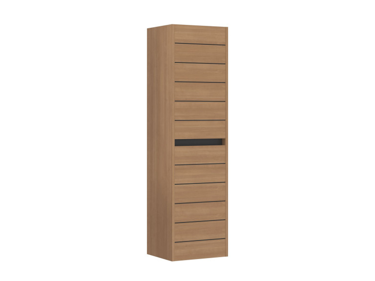 Badezimmerschrank „Ricato 40“ – 42 x 27 x 138 cm – Walnuss