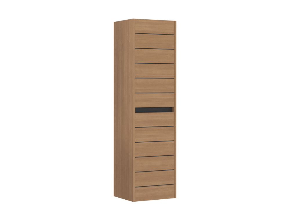 Badezimmerschrank „Ricato 40“ – 42 x 27 x 138 cm – Walnuss