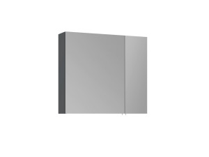 Badezimmerschrank mit Spiegel „Side 80“ – 79 x 16 x 66 cm – Anthrazit matt